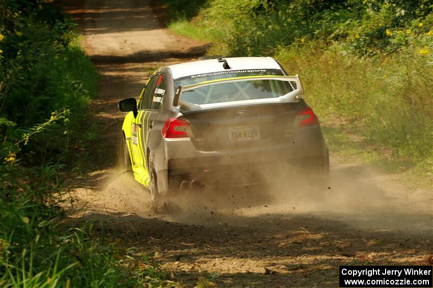 Tim Rooney / Claudia Barbera-Pullen Subaru WRX STi on SS2, Thorpe Tower I.