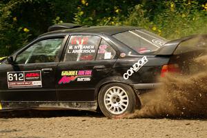 Matt Nykanen / Lars Anderson BMW 328i on SS2, Thorpe Tower I.