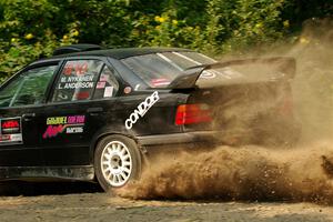 Matt Nykanen / Lars Anderson BMW 328i on SS2, Thorpe Tower I.