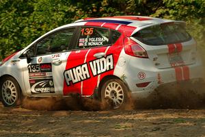 Roberto Yglesias / Sara Nonack Ford Fiesta ST on SS2, Thorpe Tower I.