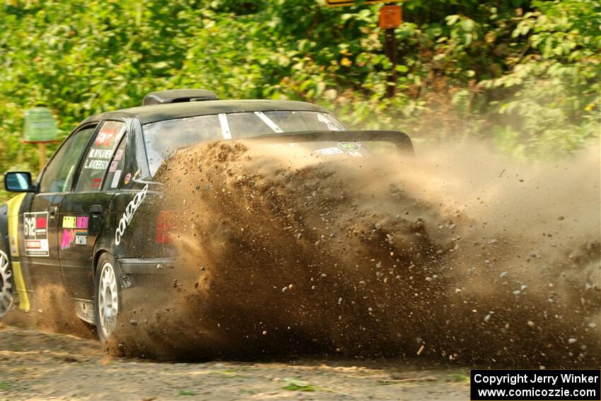 Matt Nykanen / Lars Anderson BMW 328i on SS2, Thorpe Tower I.