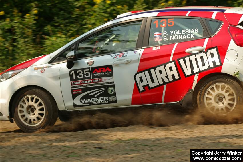 Roberto Yglesias / Sara Nonack Ford Fiesta ST on SS2, Thorpe Tower I.