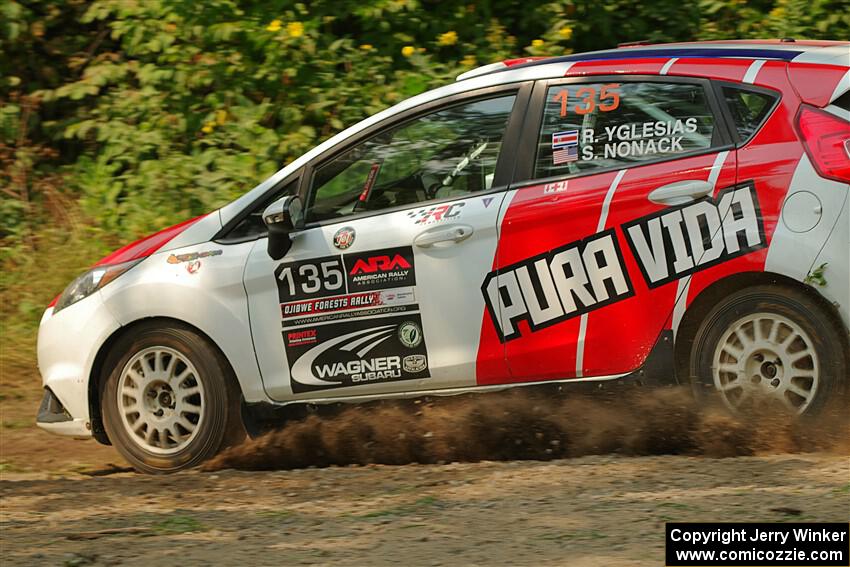 Roberto Yglesias / Sara Nonack Ford Fiesta ST on SS2, Thorpe Tower I.