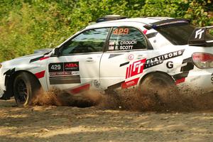 Scott Crouch / Ryan Scott Subaru WRX on SS2, Thorpe Tower I.