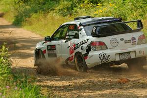 Scott Crouch / Ryan Scott Subaru WRX on SS2, Thorpe Tower I.