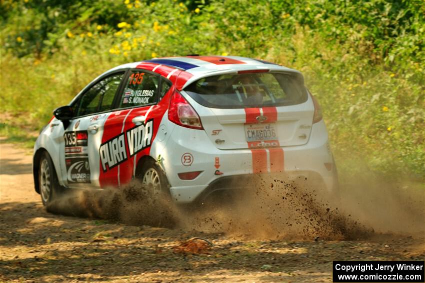 Roberto Yglesias / Sara Nonack Ford Fiesta ST on SS2, Thorpe Tower I.