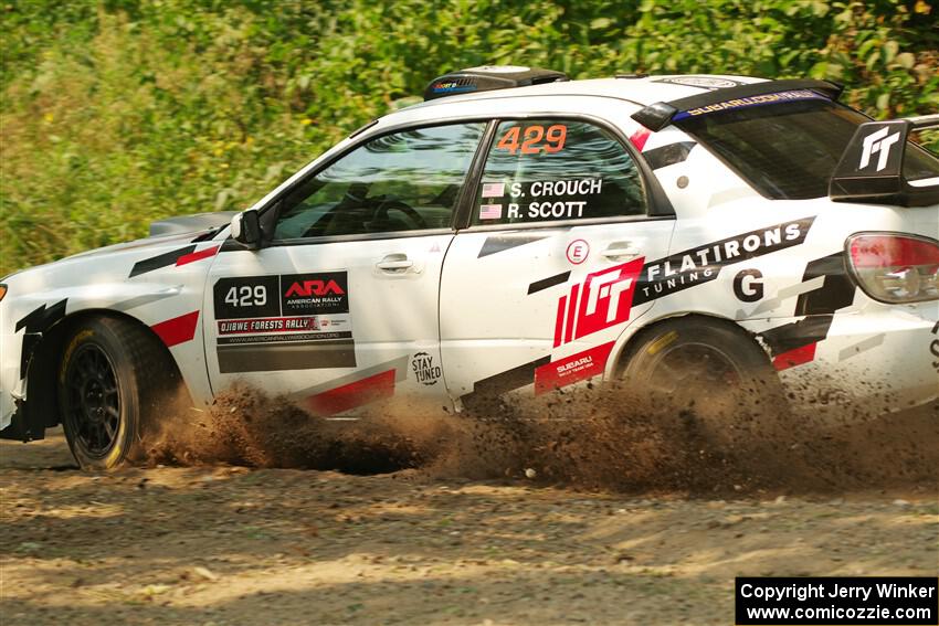 Scott Crouch / Ryan Scott Subaru WRX on SS2, Thorpe Tower I.