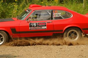 Mike Hurst / Randall Short Ford Capri on SS2, Thorpe Tower I.