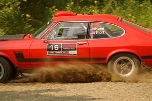 Mike Hurst / Randall Short Ford Capri on SS2, Thorpe Tower I.