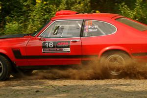 Mike Hurst / Randall Short Ford Capri on SS2, Thorpe Tower I.