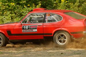 Mike Hurst / Randall Short Ford Capri on SS2, Thorpe Tower I.