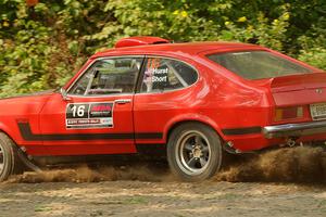 Mike Hurst / Randall Short Ford Capri on SS2, Thorpe Tower I.