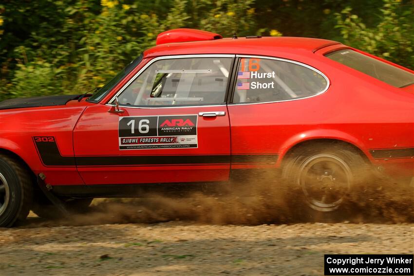 Mike Hurst / Randall Short Ford Capri on SS2, Thorpe Tower I.