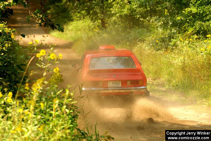 Mike Hurst / Randall Short Ford Capri on SS2, Thorpe Tower I.