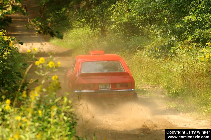 Mike Hurst / Randall Short Ford Capri on SS2, Thorpe Tower I.