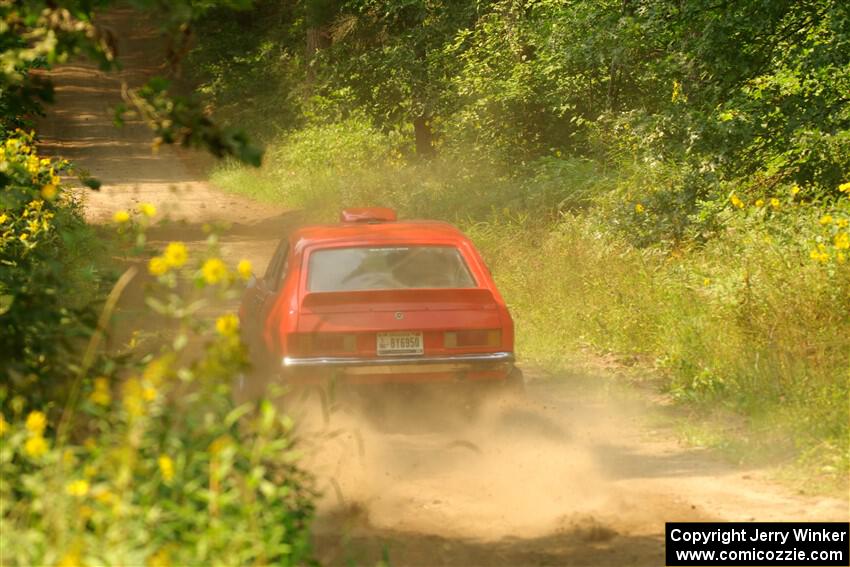 Mike Hurst / Randall Short Ford Capri on SS2, Thorpe Tower I.