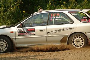 Aidan Hicks / John Hicks Subaru Impreza Wagon on SS2, Thorpe Tower I.