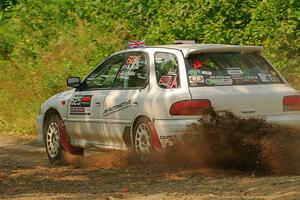 Aidan Hicks / John Hicks Subaru Impreza Wagon on SS2, Thorpe Tower I.