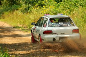 Aidan Hicks / John Hicks Subaru Impreza Wagon on SS2, Thorpe Tower I.