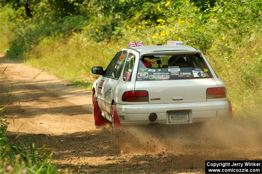 Aidan Hicks / John Hicks Subaru Impreza Wagon on SS2, Thorpe Tower I.