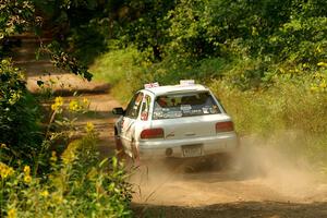 Aidan Hicks / John Hicks Subaru Impreza Wagon on SS2, Thorpe Tower I.