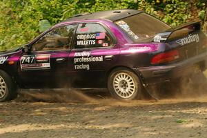 Andy Didorosi / Jamie Willetts Subaru Impreza on SS2, Thorpe Tower I.