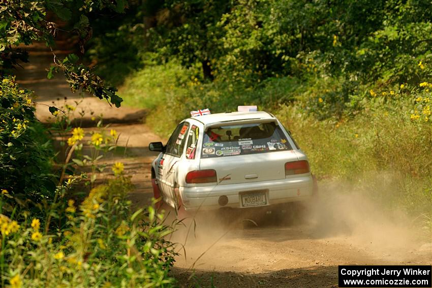 Aidan Hicks / John Hicks Subaru Impreza Wagon on SS2, Thorpe Tower I.