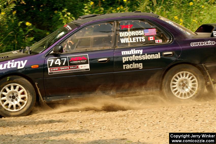 Andy Didorosi / Jamie Willetts Subaru Impreza on SS2, Thorpe Tower I.