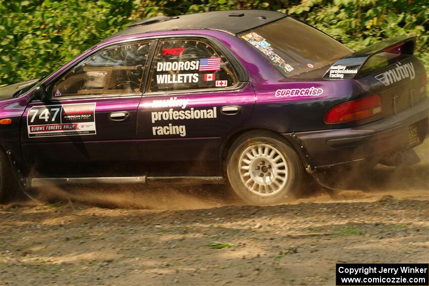 Andy Didorosi / Jamie Willetts Subaru Impreza on SS2, Thorpe Tower I.