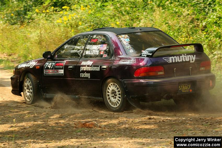 Andy Didorosi / Jamie Willetts Subaru Impreza on SS2, Thorpe Tower I.