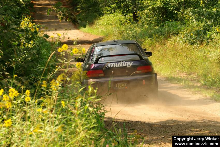 Andy Didorosi / Jamie Willetts Subaru Impreza on SS2, Thorpe Tower I.