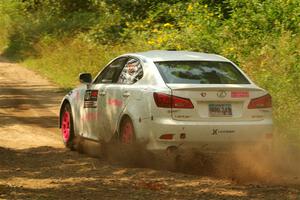 Richo Healey / Michelle Miller Lexus IS250 on SS2, Thorpe Tower I.