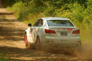 Richo Healey / Michelle Miller Lexus IS250 on SS2, Thorpe Tower I.