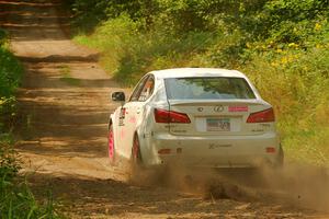 Richo Healey / Michelle Miller Lexus IS250 on SS2, Thorpe Tower I.