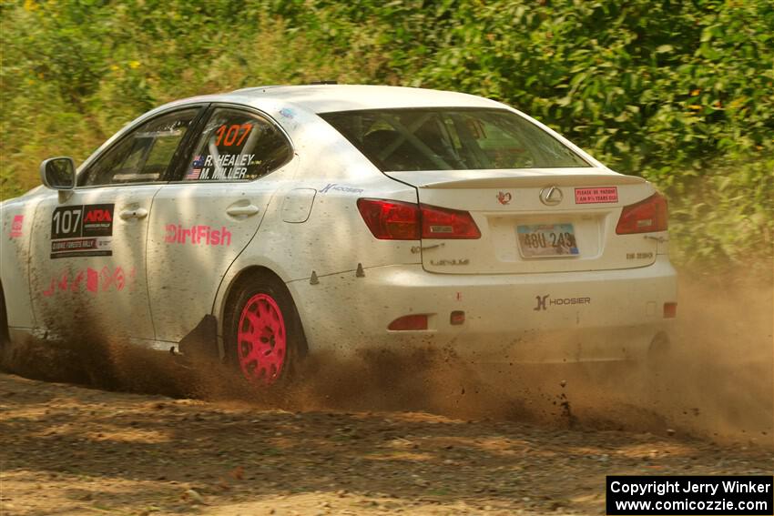 Richo Healey / Michelle Miller Lexus IS250 on SS2, Thorpe Tower I.