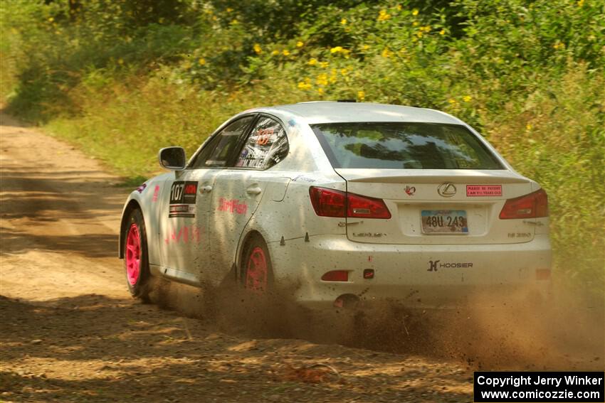 Richo Healey / Michelle Miller Lexus IS250 on SS2, Thorpe Tower I.