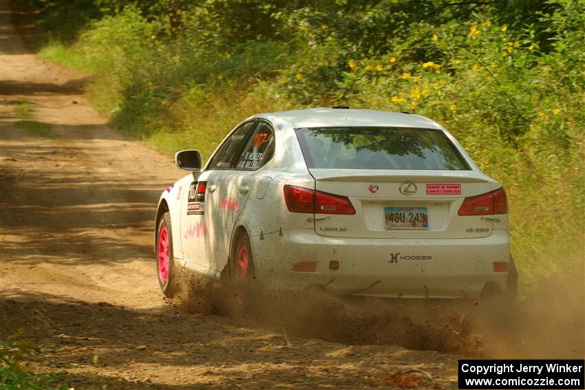 Richo Healey / Michelle Miller Lexus IS250 on SS2, Thorpe Tower I.