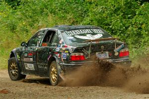 Keenan Phillips / Salina Melotti BMW 328i on SS2, Thorpe Tower I.