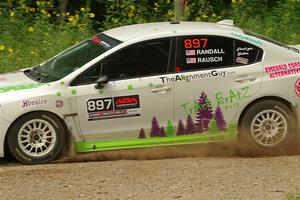 Jamey Randall / Andrew Rausch Subaru WRX on SS2, Thorpe Tower I.