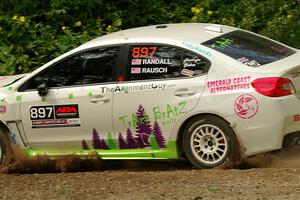 Jamey Randall / Andrew Rausch Subaru WRX on SS2, Thorpe Tower I.