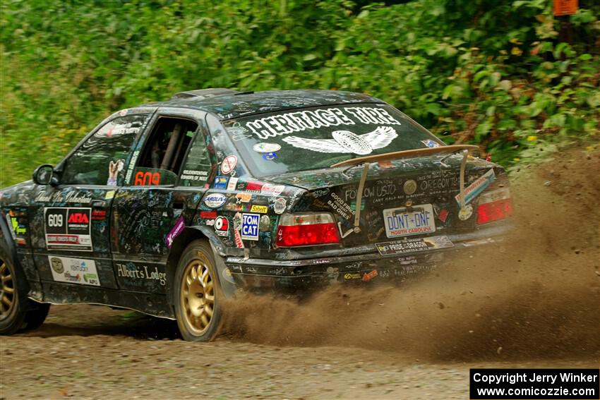 Keenan Phillips / Salina Melotti BMW 328i on SS2, Thorpe Tower I.