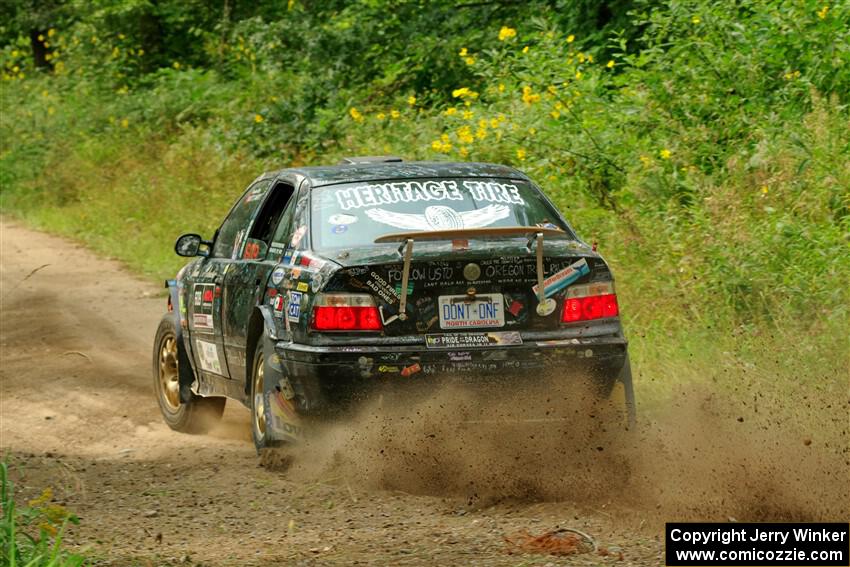 Keenan Phillips / Salina Melotti BMW 328i on SS2, Thorpe Tower I.