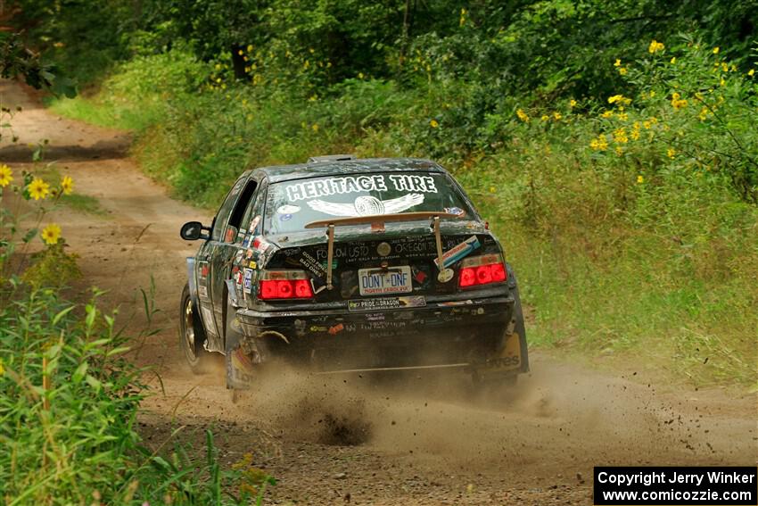 Keenan Phillips / Salina Melotti BMW 328i on SS2, Thorpe Tower I.