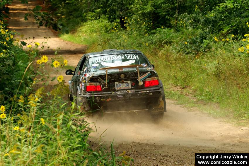 Keenan Phillips / Salina Melotti BMW 328i on SS2, Thorpe Tower I.