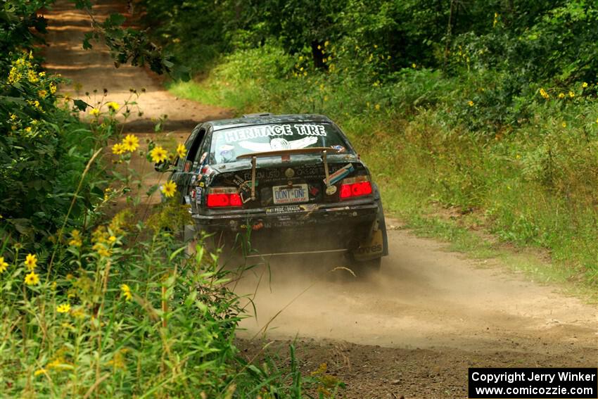 Keenan Phillips / Salina Melotti BMW 328i on SS2, Thorpe Tower I.