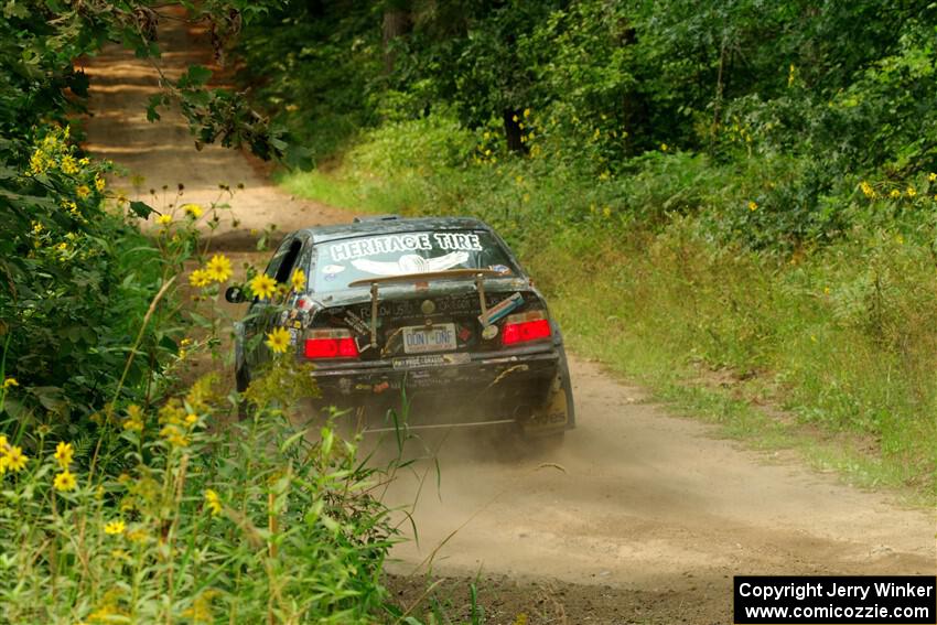 Keenan Phillips / Salina Melotti BMW 328i on SS2, Thorpe Tower I.