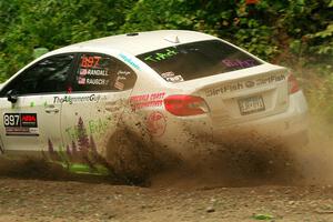 Jamey Randall / Andrew Rausch Subaru WRX on SS2, Thorpe Tower I.