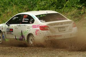 Jamey Randall / Andrew Rausch Subaru WRX on SS2, Thorpe Tower I.