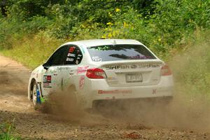 Jamey Randall / Andrew Rausch Subaru WRX on SS2, Thorpe Tower I.