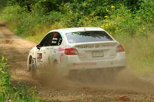 Jamey Randall / Andrew Rausch Subaru WRX on SS2, Thorpe Tower I.